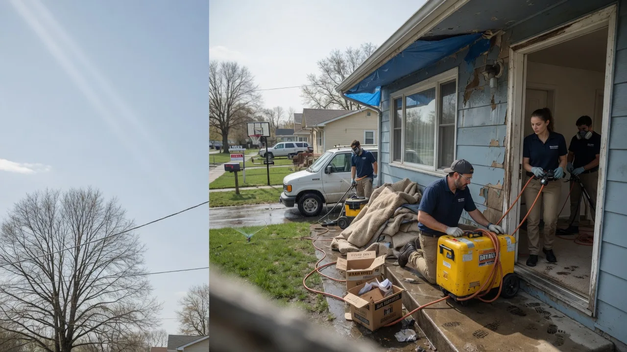Basement Flood Cleanup in Harrisville, WV near me